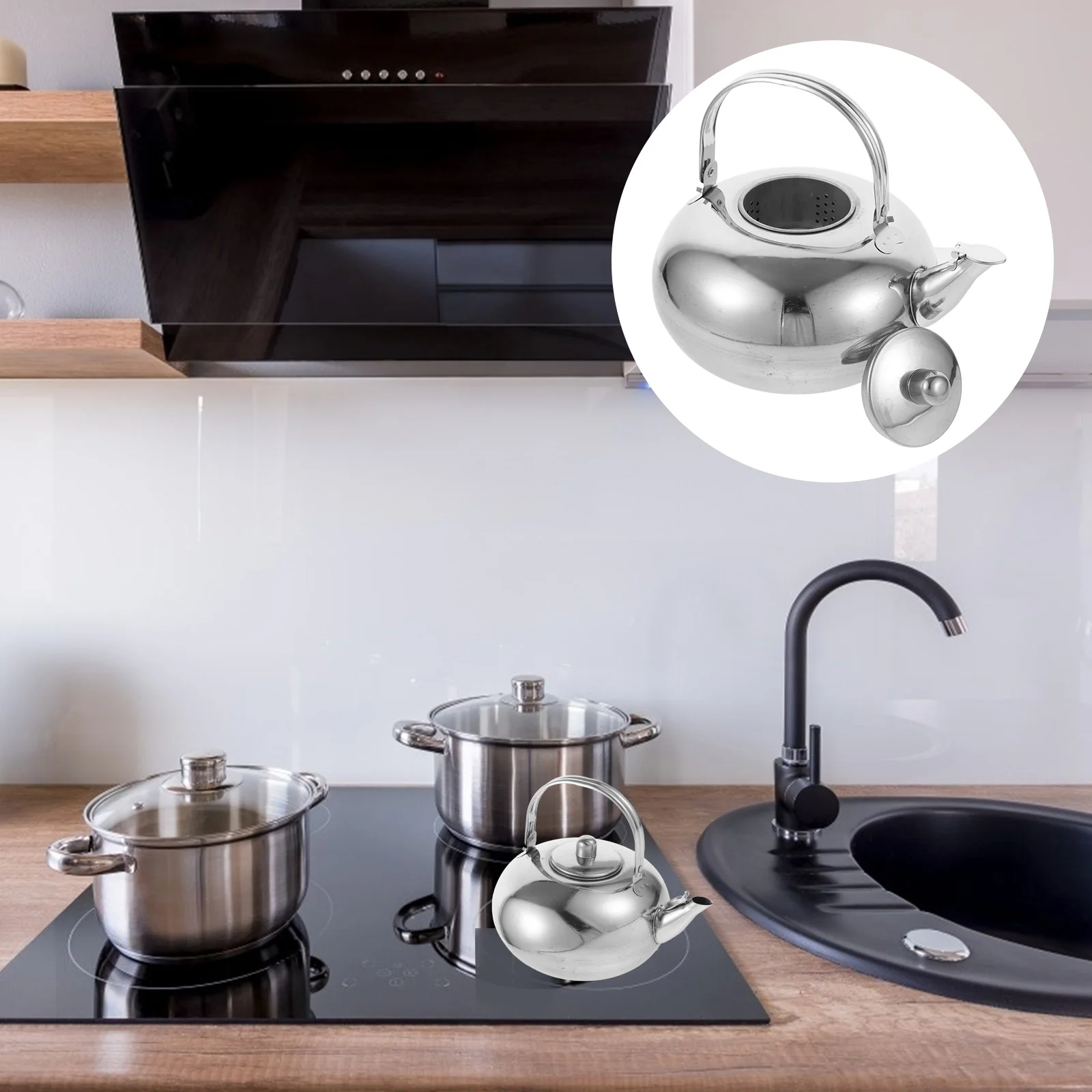 Stainless Steel Kettle Stovetop Whistling Teapot Hot Water Pot BoilingWhistling Kettle Electric Kitchen Bar Tools
Stainless Steel Kettle Stovetop Whistling Teapot Hot Water Pot BoilingWhistling Kettle Electric Kitchen Bar Tools