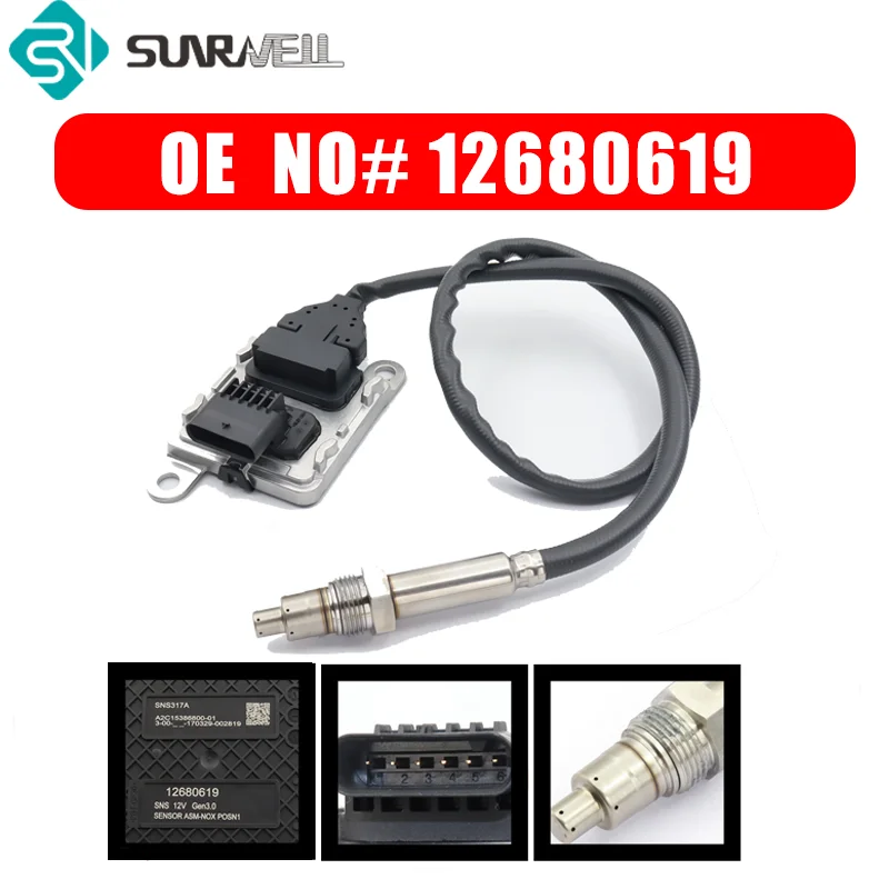 12680619 Nox Nitrogen Oxide Sensor Replacement For Chevrolet Silverado GMC Sierra 2500 3500 6.6L Turbo 12680619
12680619 Nox Nitrogen Oxide Sensor Replacement For Chevrolet Silverado GMC Sierra 2500 3500 6.6L Turbo 12680619