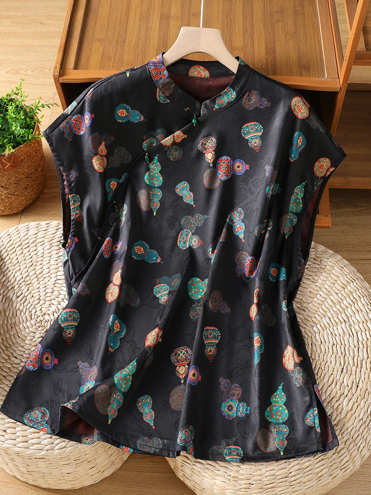 New Chinese Style Artistic Women's Shirt Stand Collar plus Size Breathable Casual Short Sleeve Floral Embroidery Button up
New Chinese Style Artistic Women's Shirt Stand Collar plus Size Breathable Casual Short Sleeve Floral Embroidery Button up