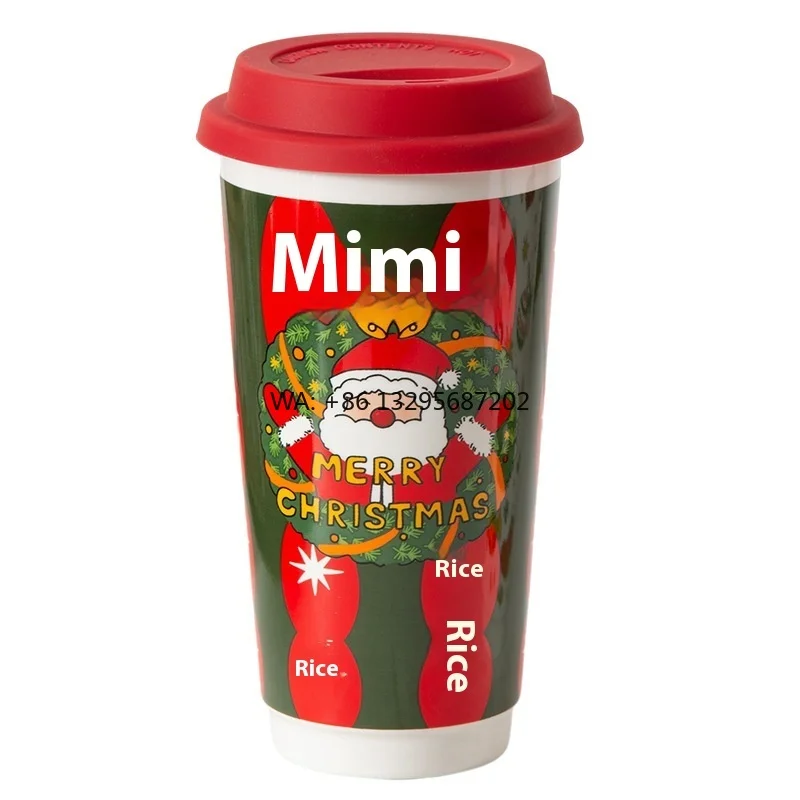 Классические рождественские подарки, фарфоровая кофейная кружка с крышкой и ложкой, портативный подарок для сопровождения
Классические рождественские подарки, фарфоровая кофейная кружка с крышкой и ложкой, портативный подарок для сопровождения