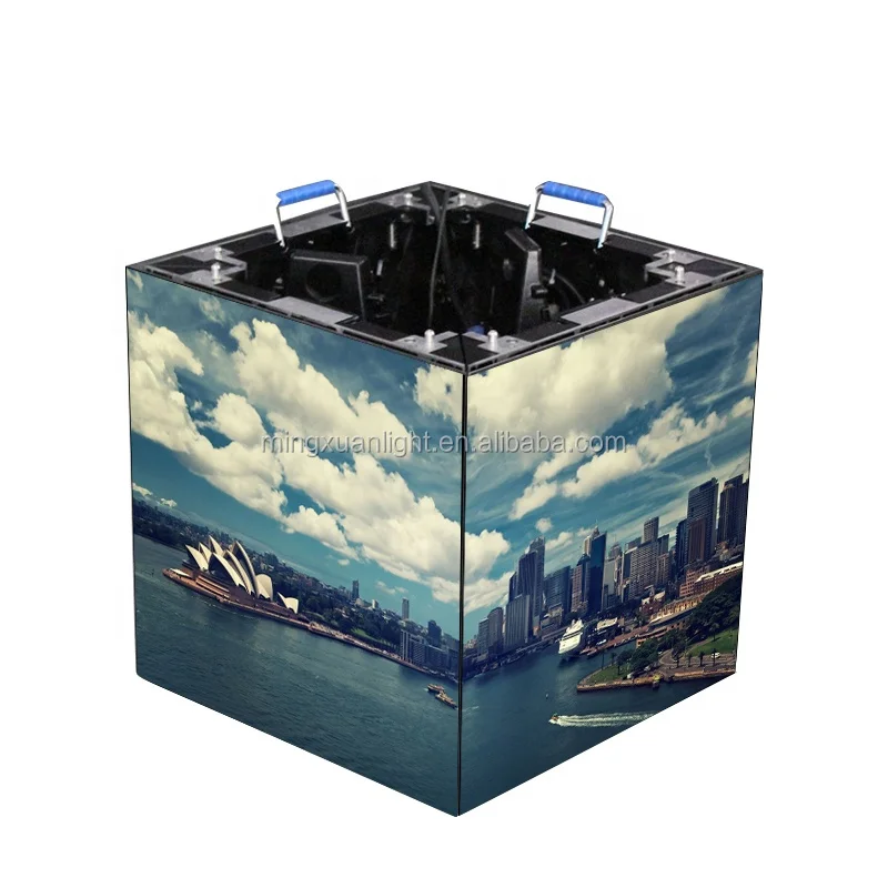 New Design Full Color HD P3.91 Outdoor Advertising LED Display Cube Screen
New Design Full Color HD P3.91 Outdoor Advertising LED Display Cube Screen