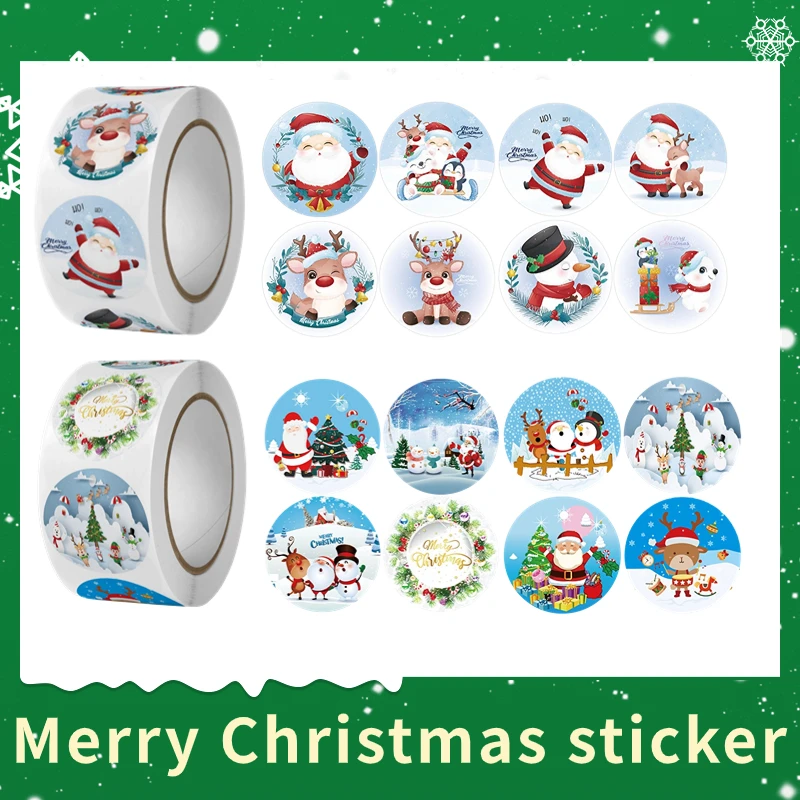 500pcs/Roll Christmas Stickers For Envelopes Merry Christmas Label Stickers Self Adhesive Round Holiday Stickers For Cards Gift
500pcs/Roll Christmas Stickers For Envelopes Merry Christmas Label Stickers Self Adhesive Round Holiday Stickers For Cards Gift