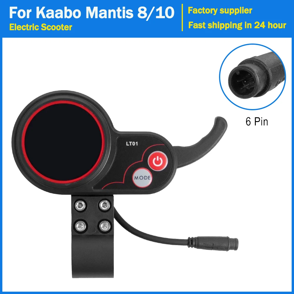 6-контактный дисплей 36 В-60 В для Kaabo Mantis 8/10 Kaabo Wolf Warriorx Kaabo Wolf Warrior11, электрический скутер LT01, стандартный ЖК-дисплей
6-контактный дисплей 36 В-60 В для Kaabo Mantis 8/10 Kaabo Wolf Warriorx Kaabo Wolf Warrior11, электрический скутер LT01, стандартный ЖК-дисплей
