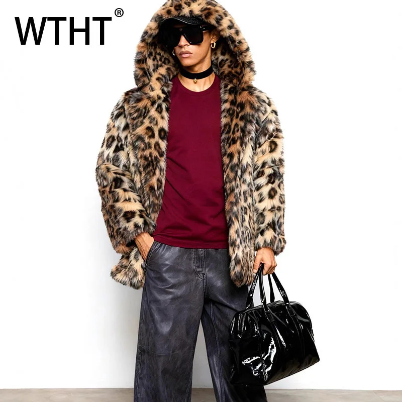 WTHT Fashion Men's Leopard Print Thicken High Street Faux Fur Coats Trendy American Style Hooded Jackets Male 2025 Autumn 2A2283
WTHT Fashion Men's Leopard Print Thicken High Street Faux Fur Coats Trendy American Style Hooded Jackets Male 2025 Autumn 2A2283