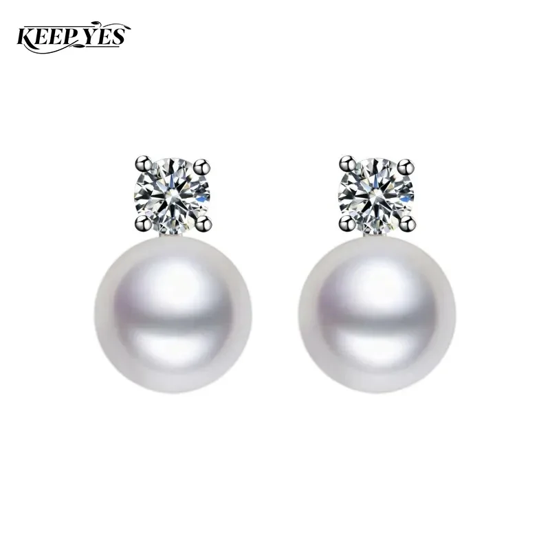 KEEP YES Elegant 0.6ct Moissanite Diamond Pearl Stud Earrings for Women Ear Original Charm 925 Sterling Silver Fine Jewelry
KEEP YES Elegant 0.6ct Moissanite Diamond Pearl Stud Earrings for Women Ear Original Charm 925 Sterling Silver Fine Jewelry