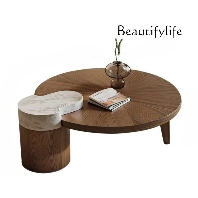 N High-end living room coffee table wabi-sabi wind walnut color coffee table low table household
N High-end living room coffee table wabi-sabi wind walnut color coffee table low table household