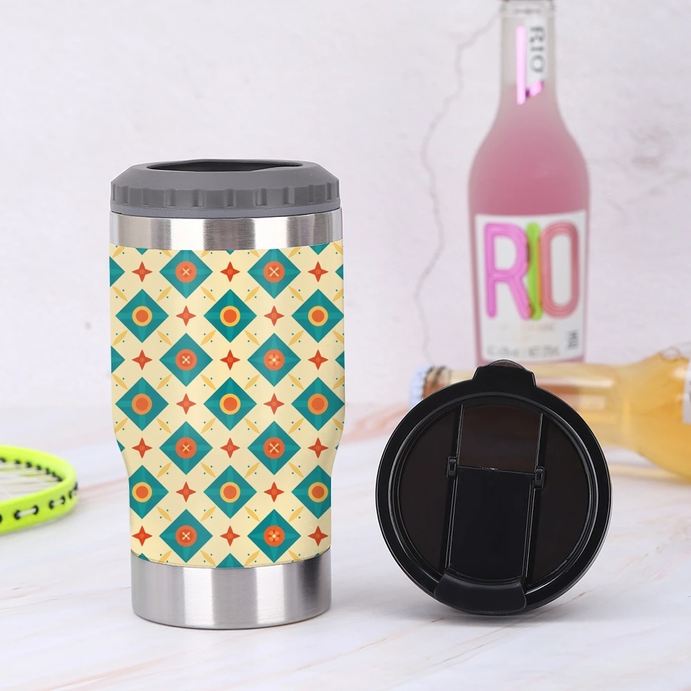 Art Nouveau Design Geometric Vacuum Flasks Multi-Function Stainless Steel Can Cooler Insulated Double Wall Vacuum Two-Way Lid
Art Nouveau Design Geometric Vacuum Flasks Multi-Function Stainless Steel Can Cooler Insulated Double Wall Vacuum Two-Way Lid