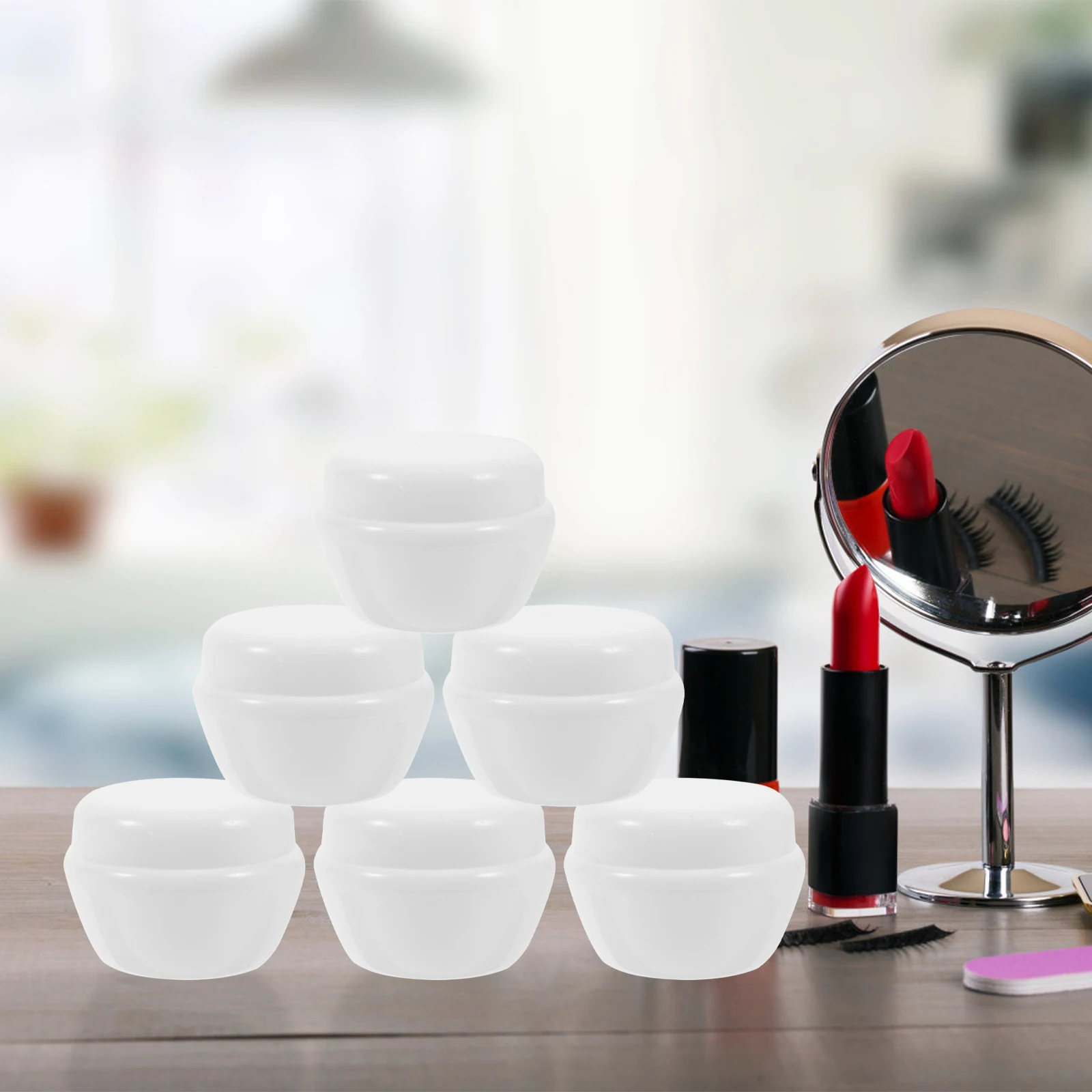 12 Pcs Mushroom Cream Jars Plastic Containers Leakproof Travel Toiletry Storage Mini Jar Screw Cap for Eyeshadow Balms 
12 Pcs Mushroom Cream Jars Plastic Containers Leakproof Travel Toiletry Storage Mini Jar Screw Cap for Eyeshadow Balms