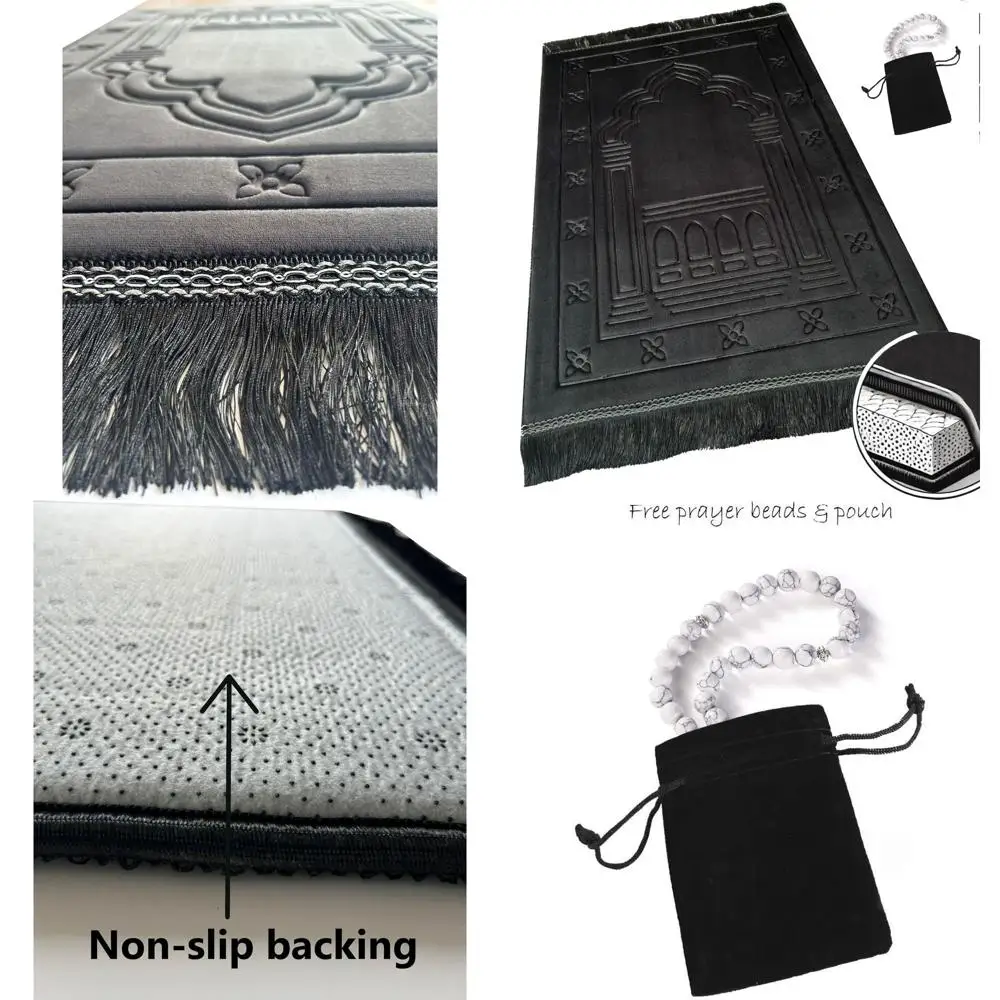 Толстый молитвенный коврик из пены с эффектом памяти - мягкий саджада для мужчин и женщин, идеально подходит для Ид, путешествий и Рамадана
Толстый молитвенный коврик из пены с эффектом памяти - мягкий саджада для мужчин и женщин, идеально подходит для Ид, путешествий и Рамадана