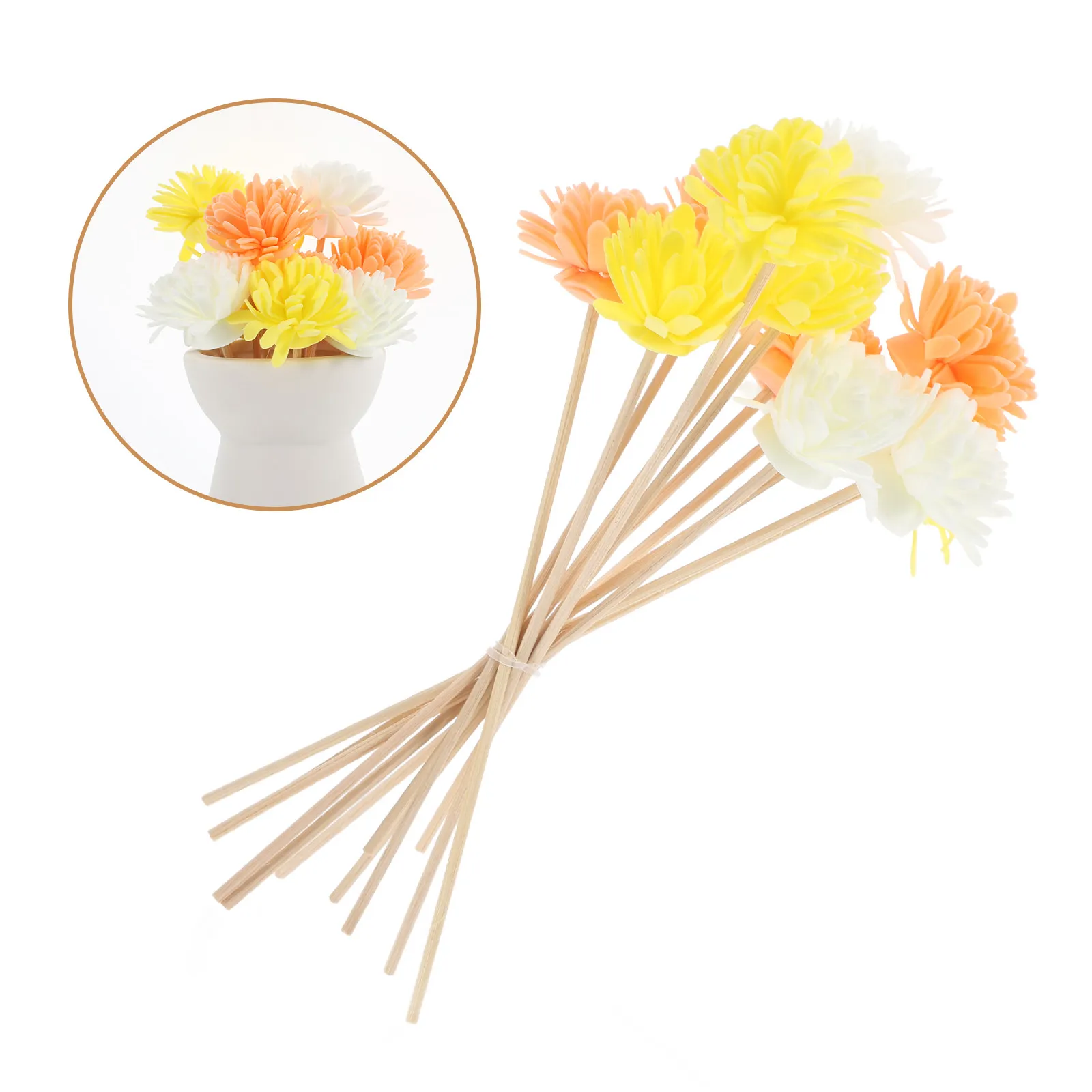 12Pcs Natural Rattan Flower Reed Diffuser Sticks Replacement Refill for Oil Diffusers Safe Flameless Portable Aromatherapy
12Pcs Natural Rattan Flower Reed Diffuser Sticks Replacement Refill for Oil Diffusers Safe Flameless Portable Aromatherapy