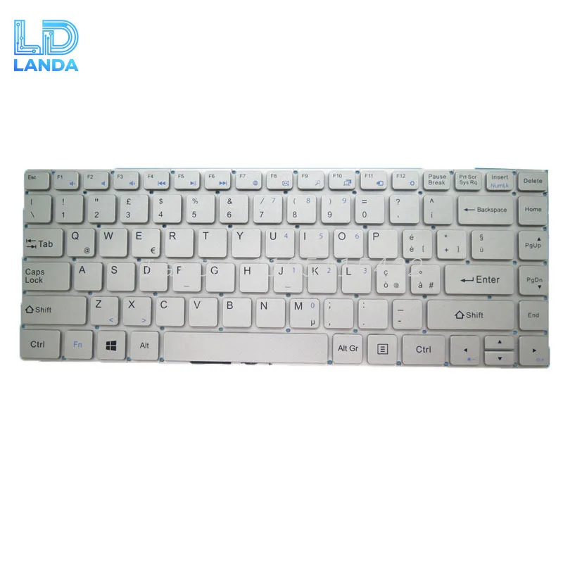 Серебристая/холодно-серая клавиатура для ноутбука IT SW BE F6 PLUS для Teclast F6 PRO Бельгия BE Италия IT Swiss SW Новая клавиатура
Серебристая/холодно-серая клавиатура для ноутбука IT SW BE F6 PLUS для Teclast F6 PRO Бельгия BE Италия IT Swiss SW Новая клавиатура