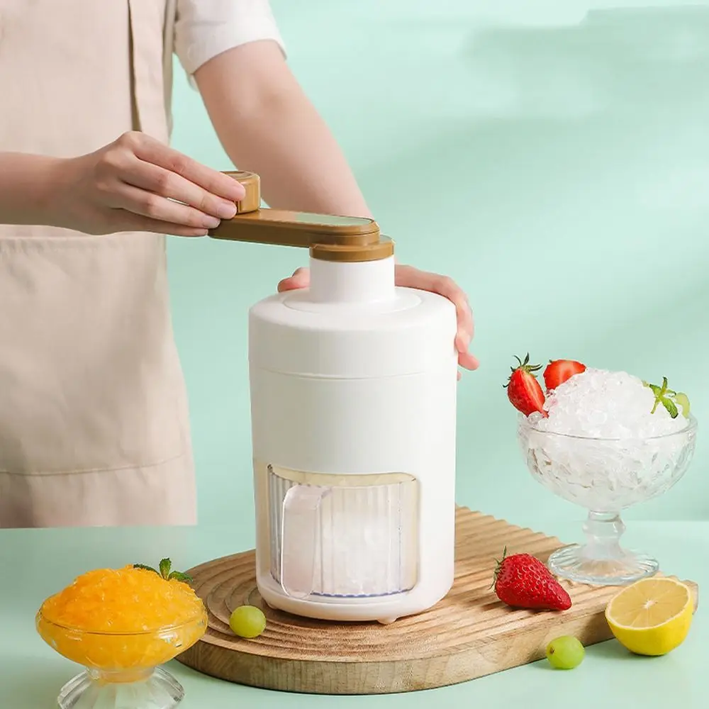 Portable Mini Shaved Ice Machine with Ice Cube Mold Manual Hail Machine Hand-Operated Practical Smoothie Machine Summer Gift
Portable Mini Shaved Ice Machine with Ice Cube Mold Manual Hail Machine Hand-Operated Practical Smoothie Machine Summer Gift