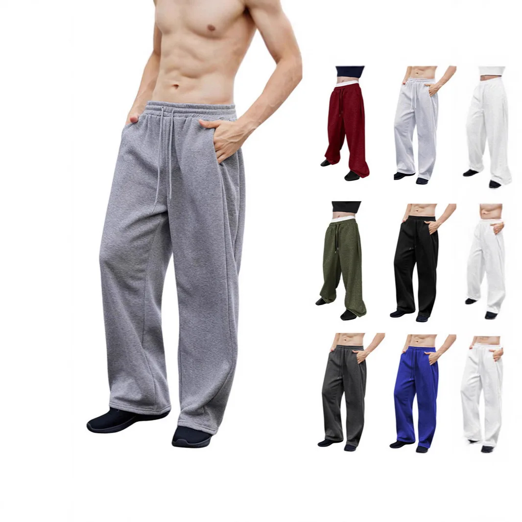 2026 Men's Fashion Luxury Pants unisex Versatile Straight Leg Wide Leg Loose Sports Pants
2026 Men's Fashion Luxury Pants unisex Versatile Straight Leg Wide Leg Loose Sports Pants