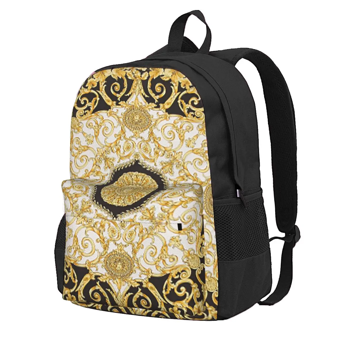Decorative Golden Medallion Baroque Student Backpack School Bag Hiking Travel Daypack for Boys GirlsFashion Bookbag ShoulderBags
Decorative Golden Medallion Baroque Student Backpack School Bag Hiking Travel Daypack for Boys GirlsFashion Bookbag ShoulderBags