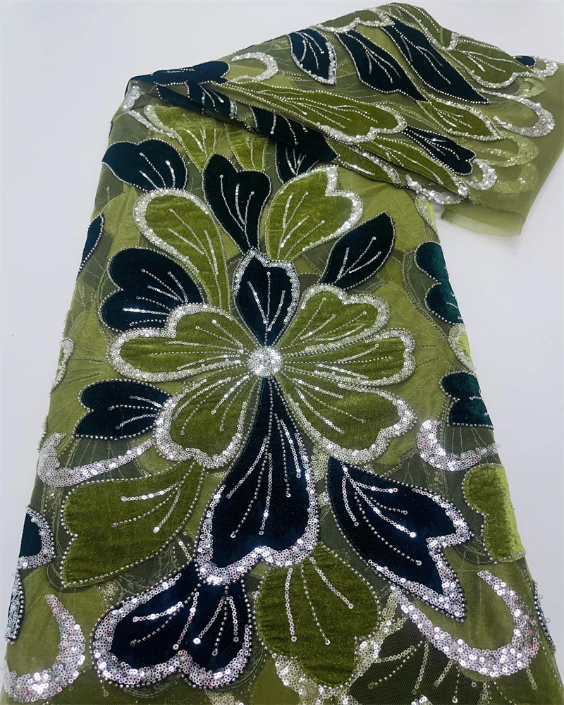 Африканская французская бархатная кружевная ткань с бусинами 2026 Роскошное нигерийское кружево с блестками Свадебные платья для женщин Высокое качество 5 ярдов
Африканская французская бархатная кружевная ткань с бусинами 2026 Роскошное нигерийское кружево с блестками Свадебные платья для женщин Высокое качество 5 ярдов