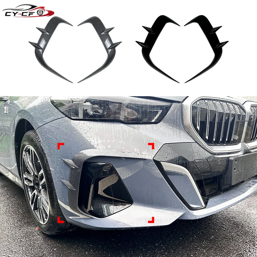 Front Bumper Side Splitter Air Vent Wind Knife Body Kits For BMW 5 Series I5 G60 G61 2024+ M Sport Fog Lights Decorative Cover
Front Bumper Side Splitter Air Vent Wind Knife Body Kits For BMW 5 Series I5 G60 G61 2024+ M Sport Fog Lights Decorative Cover