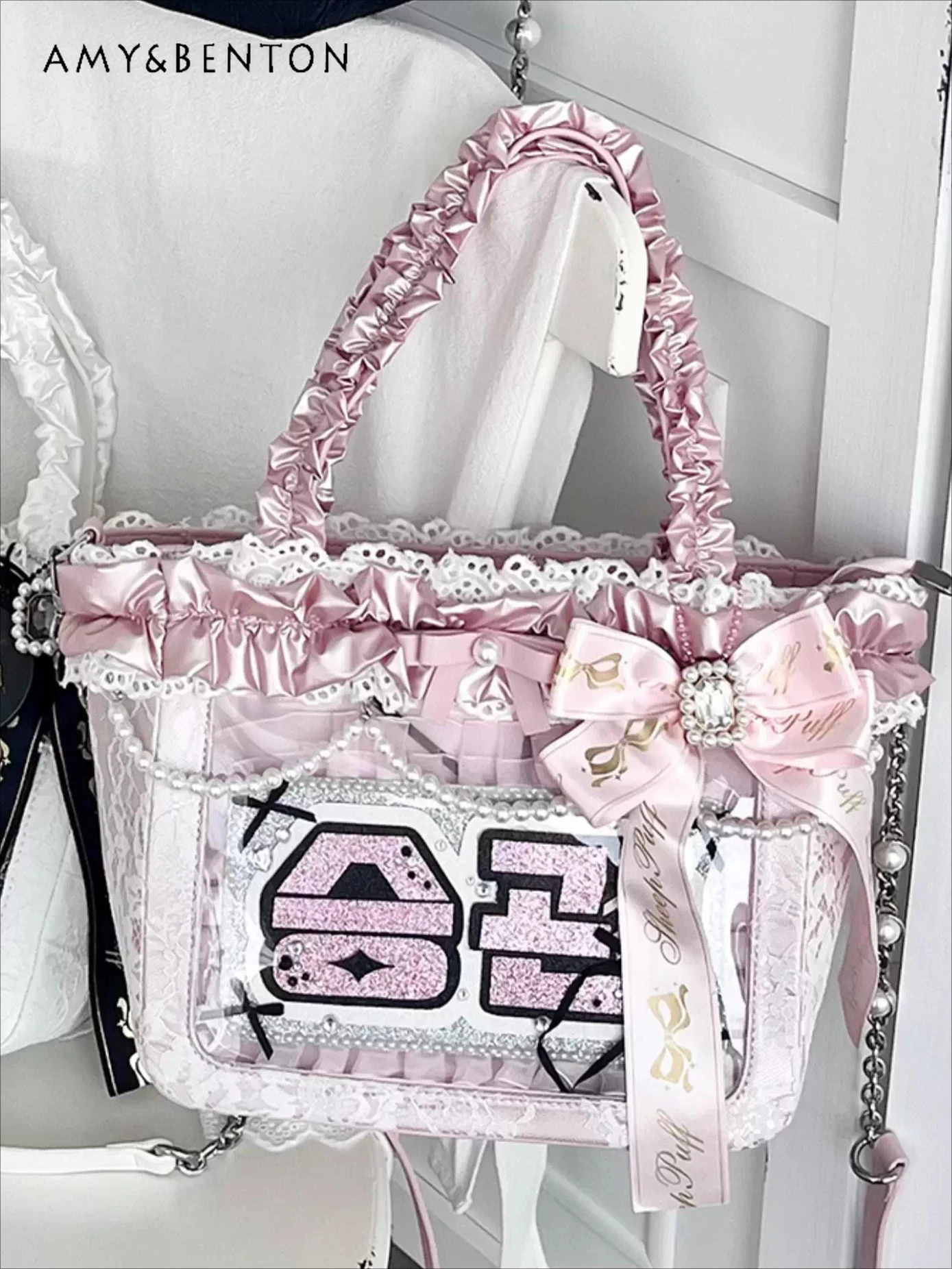 Mass-Produced Lace Itabag Japanese Mine Series Two-Dimensional Handbag Sweet Girl Large Capacity Elegant Princess Shoulder Bag
Mass-Produced Lace Itabag Japanese Mine Series Two-Dimensional Handbag Sweet Girl Large Capacity Elegant Princess Shoulder Bag