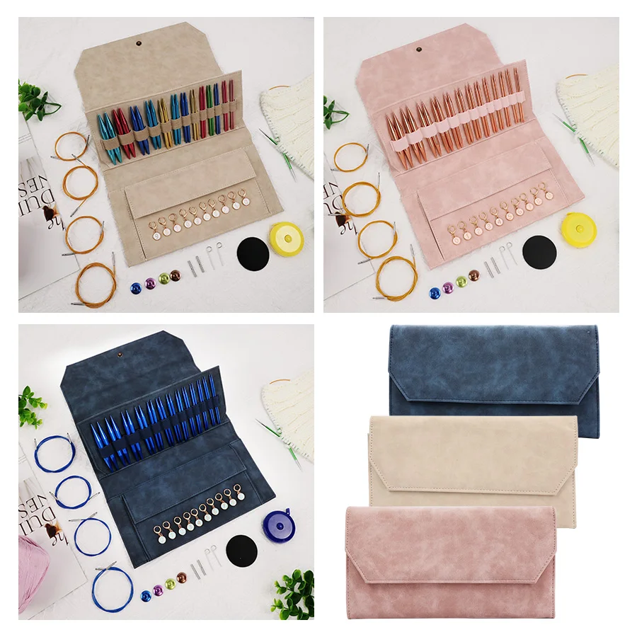 13 pairs Interchangeable Circular Crochet Hooks Set DIY Yarn Weaving Knitting Needles Crochet Needles Kit with Accessories Tools
13 pairs Interchangeable Circular Crochet Hooks Set DIY Yarn Weaving Knitting Needles Crochet Needles Kit with Accessories Tools