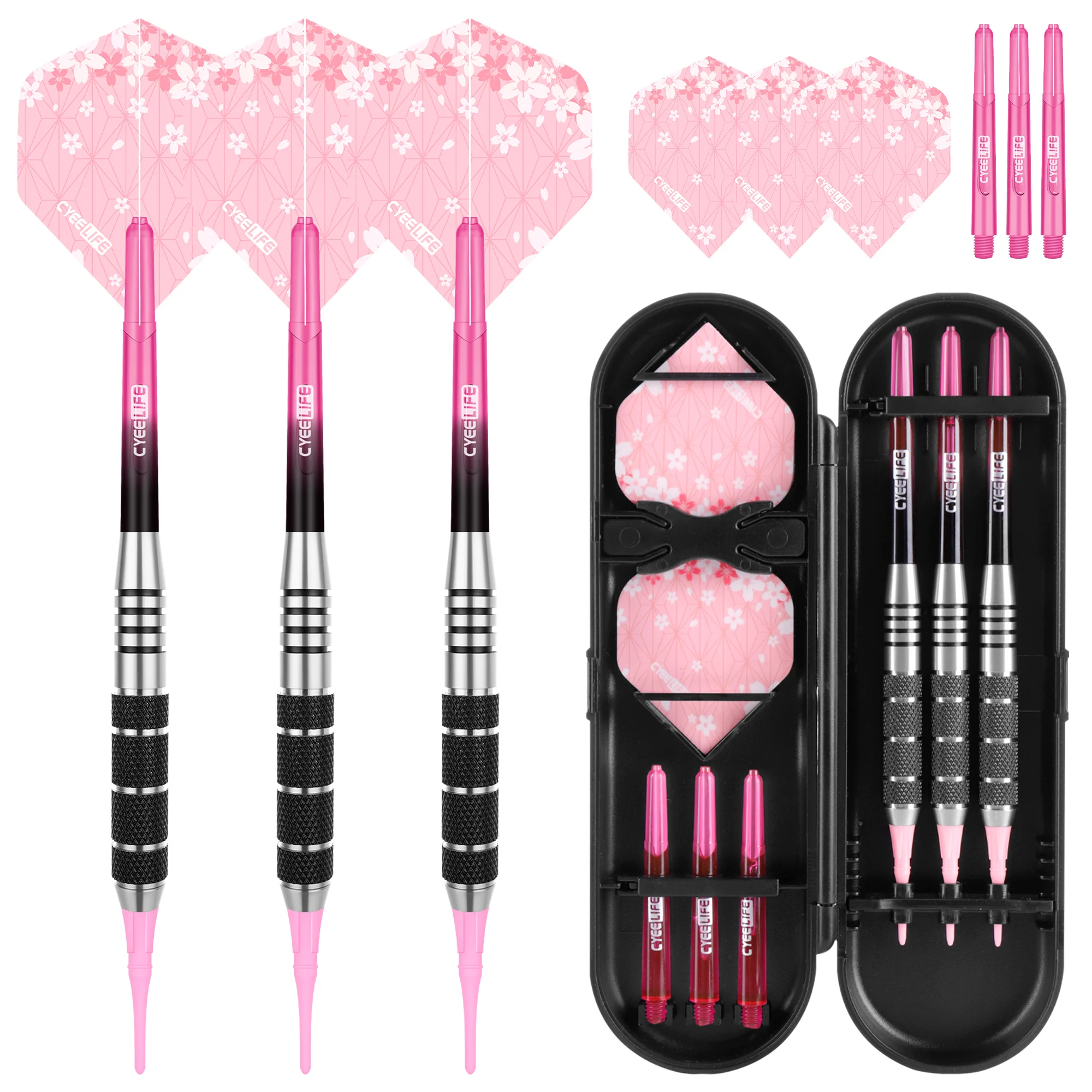 CyeeLife 18 г из нержавеющей стали, высококачественный мягкий дартс для соревнований, профессиональная электронная летающая бирка для взрослых
CyeeLife 18 г из нержавеющей стали, высококачественный мягкий дартс для соревнований, профессиональная электронная летающая бирка для взрослых