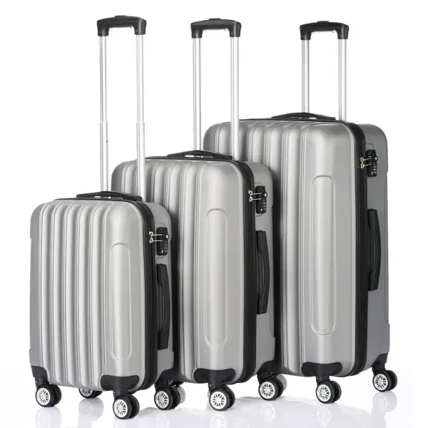 3-in-1 Multifunctional Large Capacity Traveling Storage Suitcase Silver Gray
3-in-1 Multifunctional Large Capacity Traveling Storage Suitcase Silver Gray