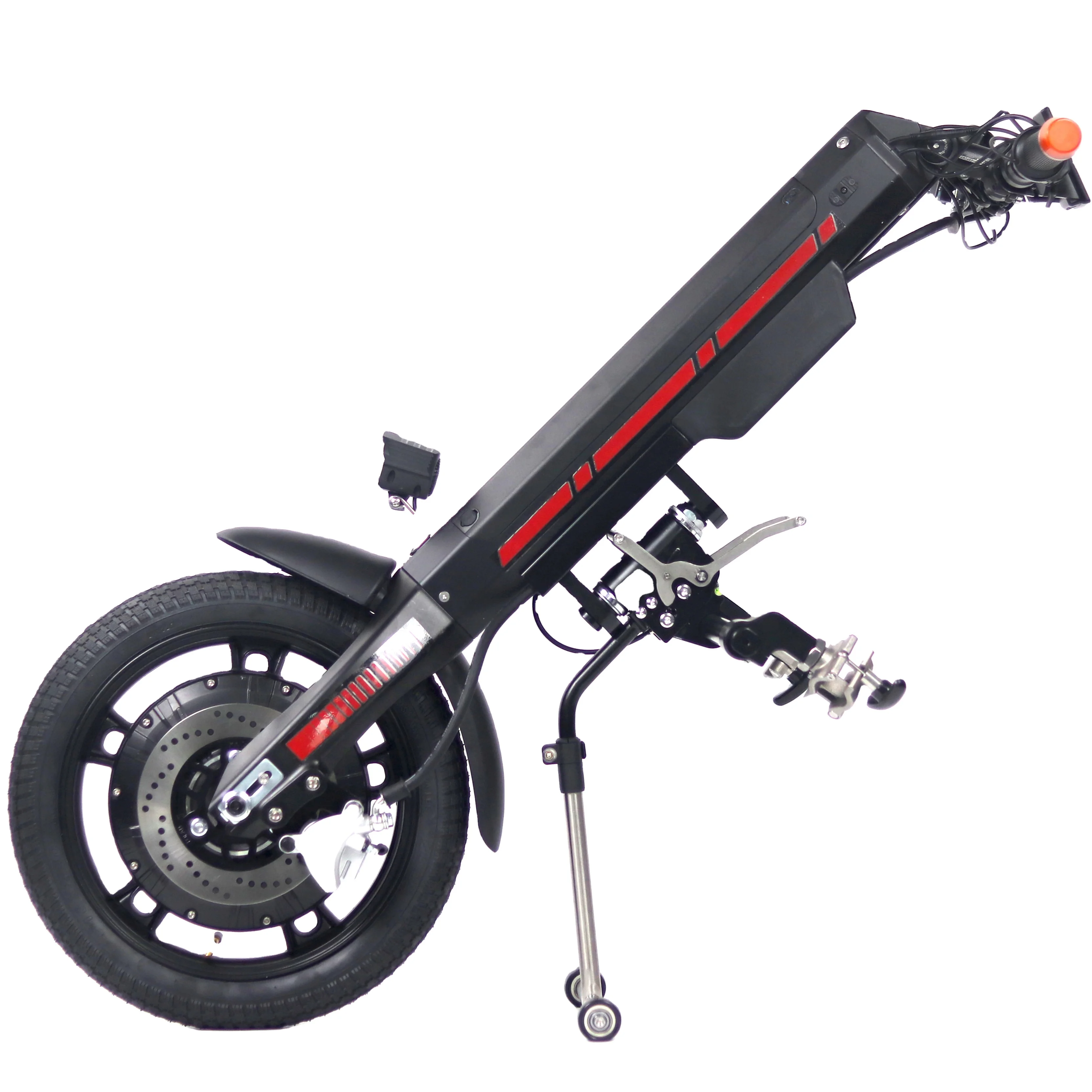 Aluminum Alloy 16" Handbikes 48V 800w High Power Electric Wheel Chair Attachment Drive with Disc Bake for Wheel Chair
Aluminum Alloy 16" Handbikes 48V 800w High Power Electric Wheel Chair Attachment Drive with Disc Bake for Wheel Chair
