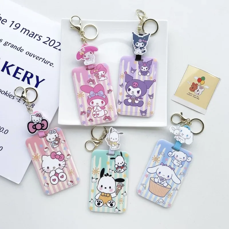 New Sanrio Cartoon Card Holder Keychain Anime Fashion Stretchable Embedded Card Sleeve Pendant Cute Adult Bus Card Birthday Gift
New Sanrio Cartoon Card Holder Keychain Anime Fashion Stretchable Embedded Card Sleeve Pendant Cute Adult Bus Card Birthday Gift