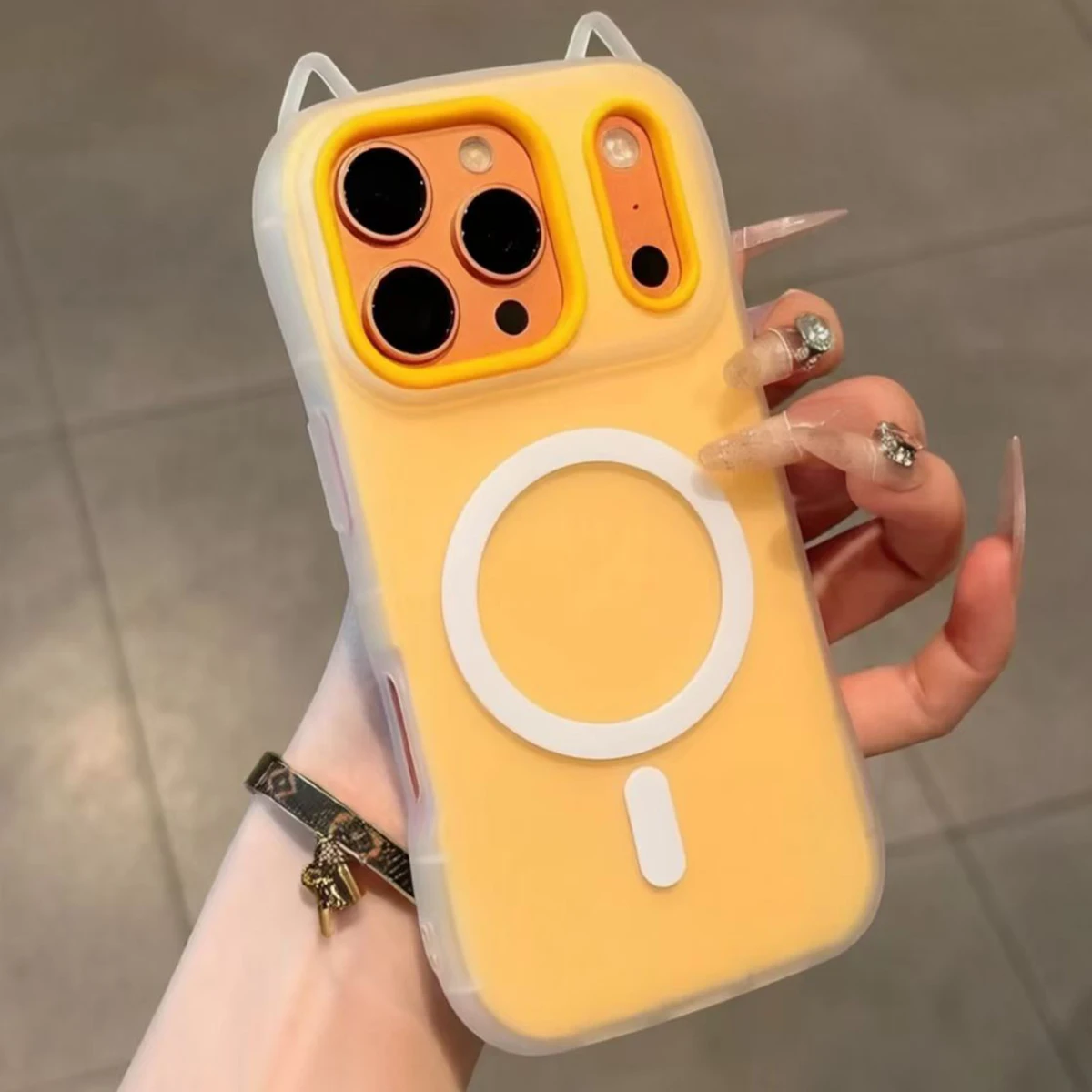 Luxury Cat Ear Magnetic Candy Phone Case For iPhone 17 16 15 14 13 12 11 Pro Max Plus For Magsafe Shockproof Bumper Cases Cover
Luxury Cat Ear Magnetic Candy Phone Case For iPhone 17 16 15 14 13 12 11 Pro Max Plus For Magsafe Shockproof Bumper Cases Cover