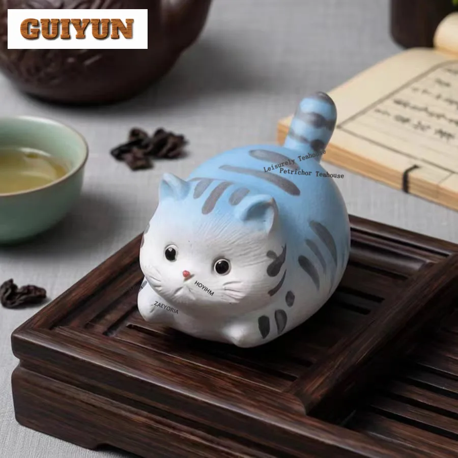 Yixing Purple Clay Cat Tea Pet Aesthetic Flowerpot Landscaping Tea Figurine Play Toys Tea Statue Ornaments Teaset Accessories
Yixing Purple Clay Cat Tea Pet Aesthetic Flowerpot Landscaping Tea Figurine Play Toys Tea Statue Ornaments Teaset Accessories