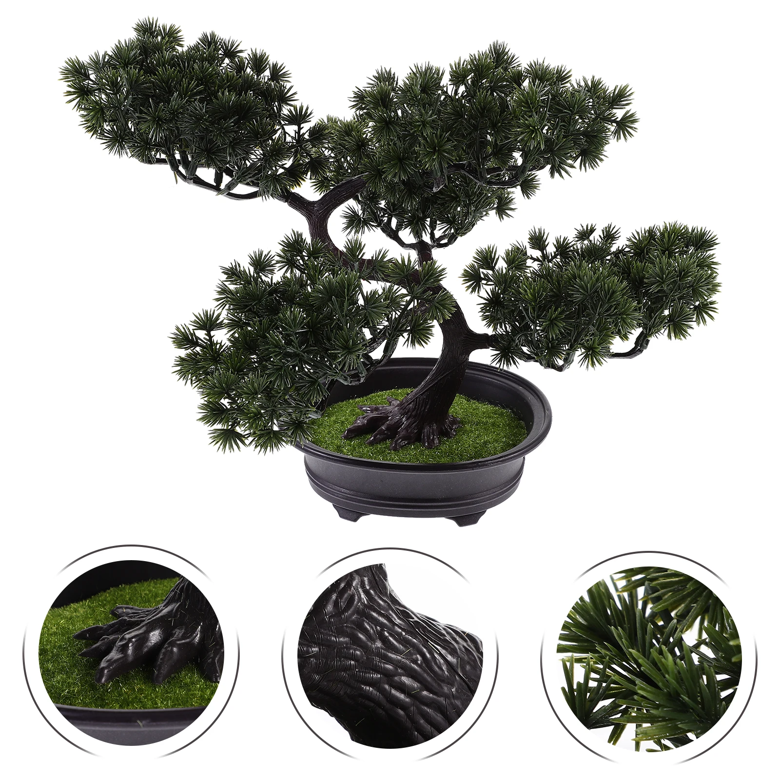 Artificial Pine Bonsai Faux Decoration Indoor Tree Fake Trees Desktop Simulation Mini Decorative
Artificial Pine Bonsai Faux Decoration Indoor Tree Fake Trees Desktop Simulation Mini Decorative