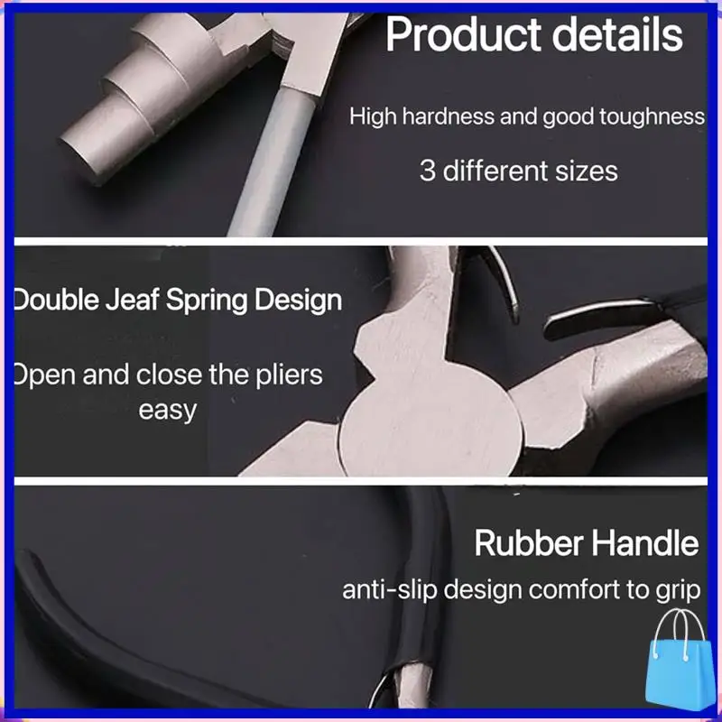 Customer Favorite 3-In-1 Bail Making Pliers,Wire Working Pliers 13Mm/16Mm/20Mm Loop Sizes, Wire Wrapping Jewelry Tool For Making
Customer Favorite 3-In-1 Bail Making Pliers,Wire Working Pliers 13Mm/16Mm/20Mm Loop Sizes, Wire Wrapping Jewelry Tool For Making
