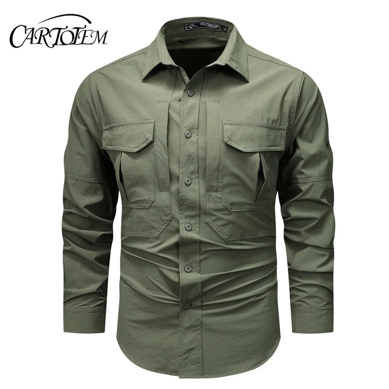 Мужская американская рубашка с длинными рукавами и несколькими карманами, подходит для улицы, летняя быстросохнущая мужская повседневная куртка из ледяного шелка с пряжкой
Мужская американская рубашка с длинными рукавами и несколькими карманами, подходит для улицы, летняя быстросохнущая мужская повседневная куртка из ледяного шелка с пряжкой