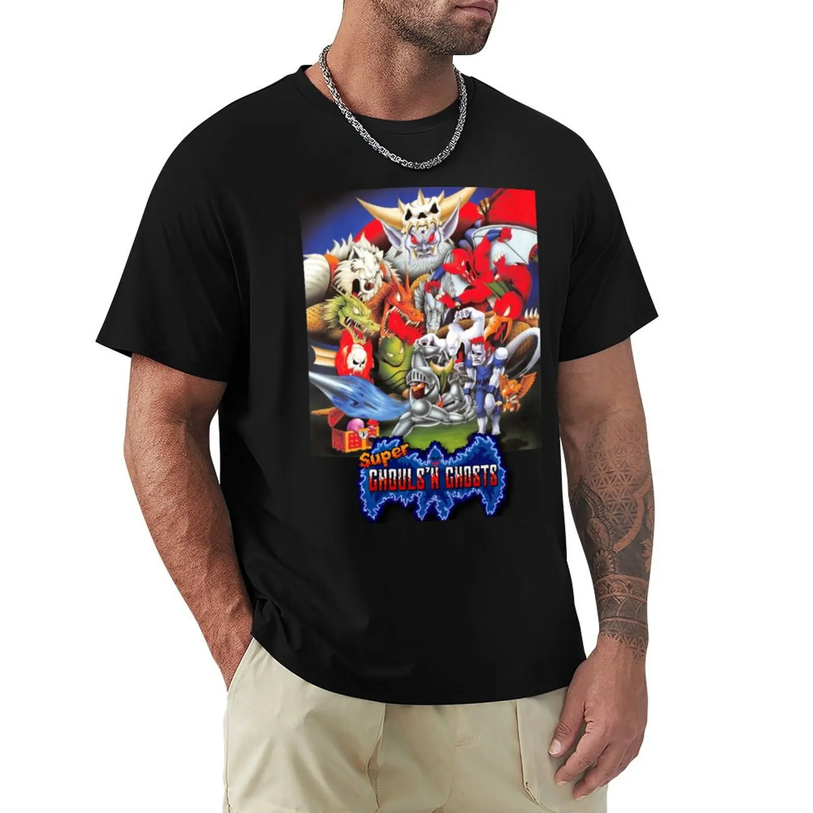 Super Ghouls and Ghosts Japanese Box Art T-Shirt kawaii clothes oversized sublime funny t shirts for men
Super Ghouls and Ghosts Japanese Box Art T-Shirt kawaii clothes oversized sublime funny t shirts for men