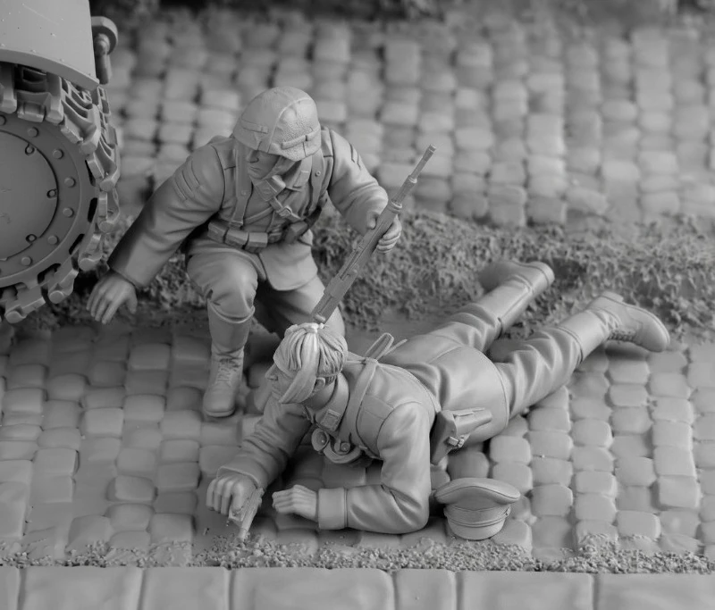 1/35 Scale Resin Figure Assembled Model Kit History Miniature Infantry 2 People Hobby Diorama Unassembled and Unpainted 1007A
1/35 Scale Resin Figure Assembled Model Kit History Miniature Infantry 2 People Hobby Diorama Unassembled and Unpainted 1007A