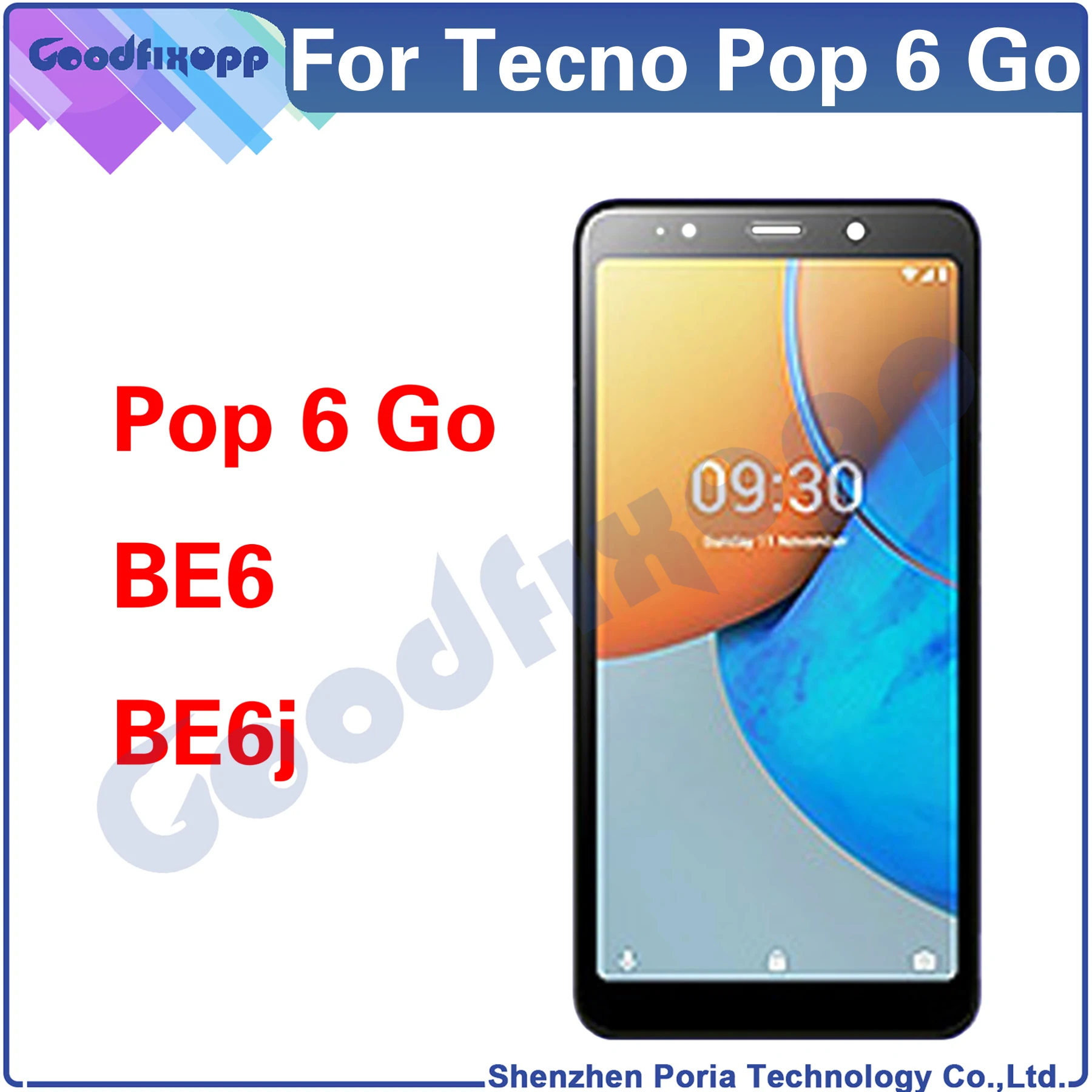 For Tecno Pop 6 Go BE6 BE6j LCD Display Touch Screen Digitizer Assembly For Pop6 6Go Pop6Go Replacement
For Tecno Pop 6 Go BE6 BE6j LCD Display Touch Screen Digitizer Assembly For Pop6 6Go Pop6Go Replacement