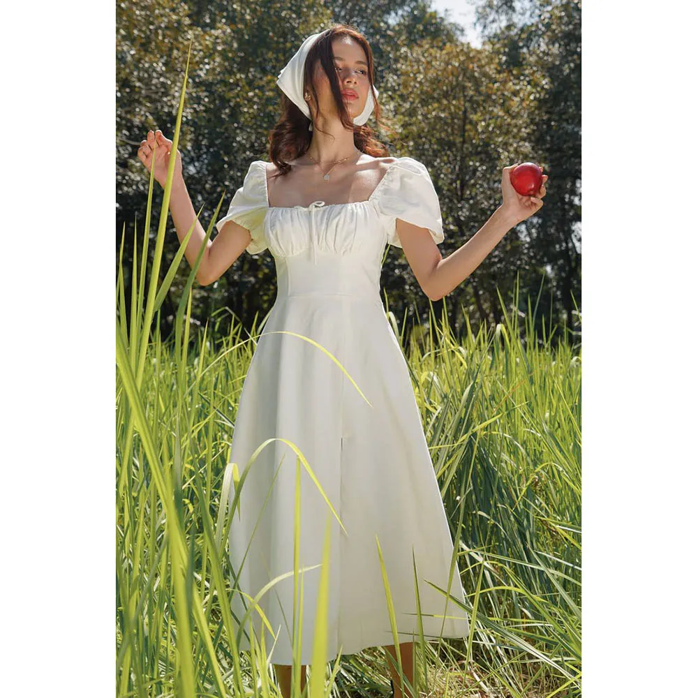 Стильные милые белые женские платья для выпускного вечера трапециевидной формы чайной длины с короткими рукавами и квадратным воротником молодежные простые женские банкетные вечерние платья
Стильные милые белые женские платья для выпускного вечера трапециевидной формы чайной длины с короткими рукавами и квадратным воротником молодежные простые женские банкетные вечерние платья