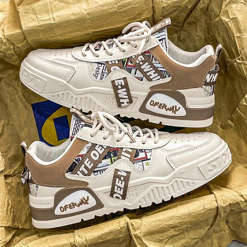 Men'S Breathable Summer Sports Flat Korean Style Trendy Casual Sneakers Youth White Popular Shoes Rubber Outsole PU Insole
Men'S Breathable Summer Sports Flat Korean Style Trendy Casual Sneakers Youth White Popular Shoes Rubber Outsole PU Insole