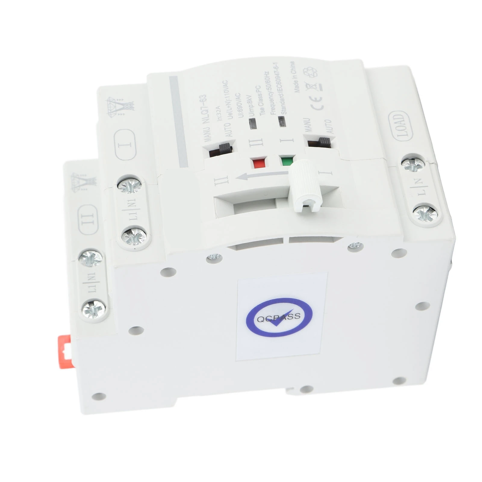 Double Power Automatic Transfer Switch 2P 32A Millisecond Switching ATS Generator Changeover Switch Power Transfer Switch
Double Power Automatic Transfer Switch 2P 32A Millisecond Switching ATS Generator Changeover Switch Power Transfer Switch