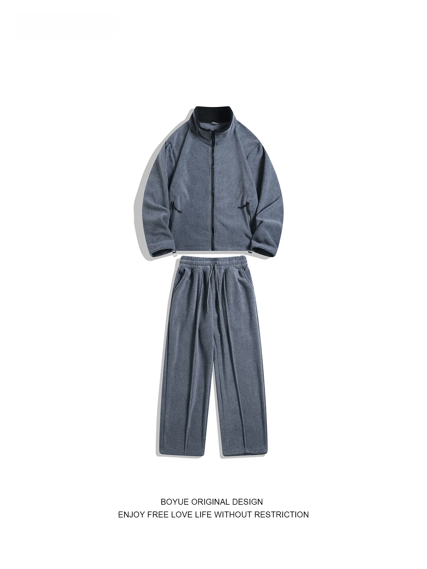 Комплект BOYUE: Уютный повседневный костюм из двухстороннего флиса (куртка и брюки), спортивная одежда из полиэстера с длинными рукавами и длинными штанами
Комплект BOYUE: Уютный повседневный костюм из двухстороннего флиса (куртка и брюки), спортивная одежда из полиэстера с длинными рукавами и длинными штанами