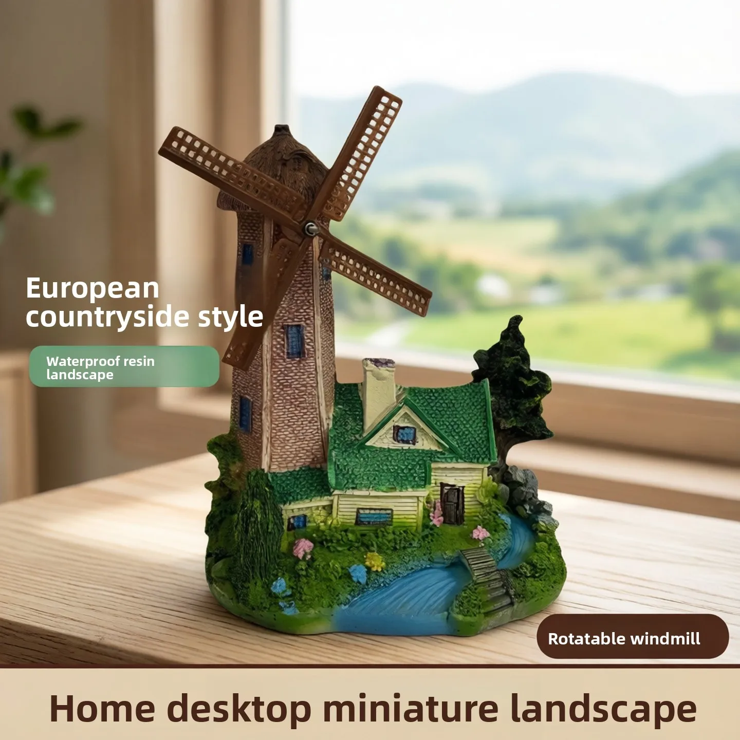 Rustic European Style Rotating Waterwheel Fish Tank Decorative Resin Landscape Home Desktop Miniature Garden Waterproof
Rustic European Style Rotating Waterwheel Fish Tank Decorative Resin Landscape Home Desktop Miniature Garden Waterproof