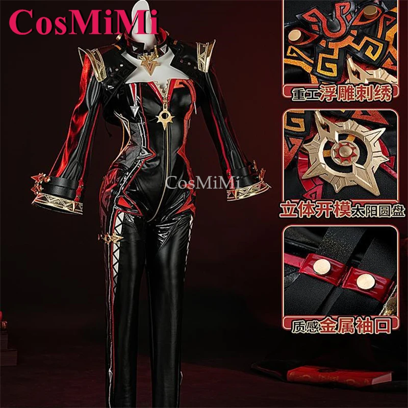 Косплей-костюм косплея CosMiMi Game Genshin Impact Mavuika, модная Милая Великолепная форма, наряд, тройной стиль, Новинка
Косплей-костюм косплея CosMiMi Game Genshin Impact Mavuika, модная Милая Великолепная форма, наряд, тройной стиль, Новинка