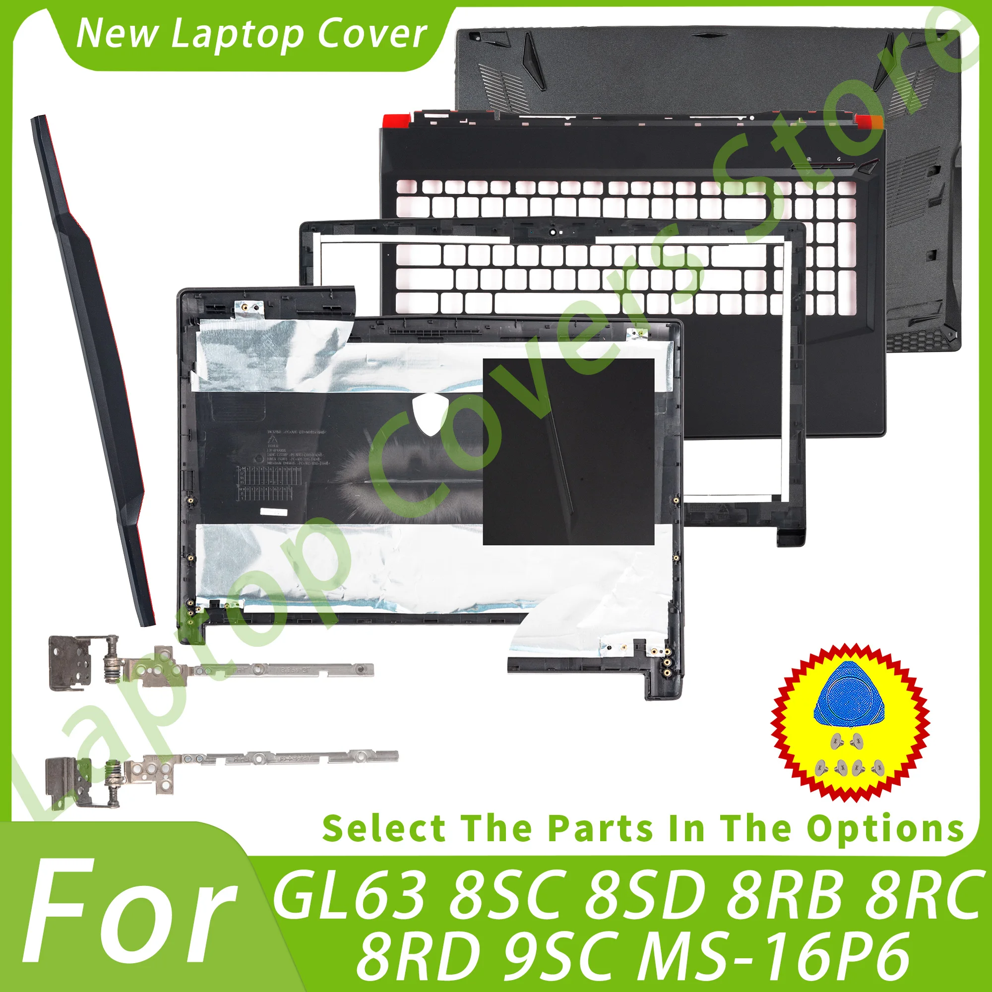 Новые детали для GL63 8SC 8RB 8RCS MS-16P8 8RC/8RD MS-16P6 MS-16P4/16P5/16P7, задняя крышка, рамка, верхняя нижняя часть корпуса, замена 15,6 дюйма
Новые детали для GL63 8SC 8RB 8RCS MS-16P8 8RC/8RD MS-16P6 MS-16P4/16P5/16P7, задняя крышка, рамка, верхняя нижняя часть корпуса, замена 15,6 дюйма