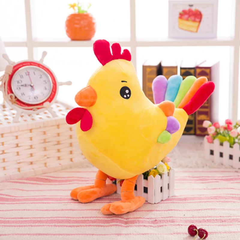 25-45cm Rainbow Chicken Plush Toys Colorful Rooster Stuffed Dolls Soft Animal Chick Plushie Beautiful Room Decoration Gifts
25-45cm Rainbow Chicken Plush Toys Colorful Rooster Stuffed Dolls Soft Animal Chick Plushie Beautiful Room Decoration Gifts