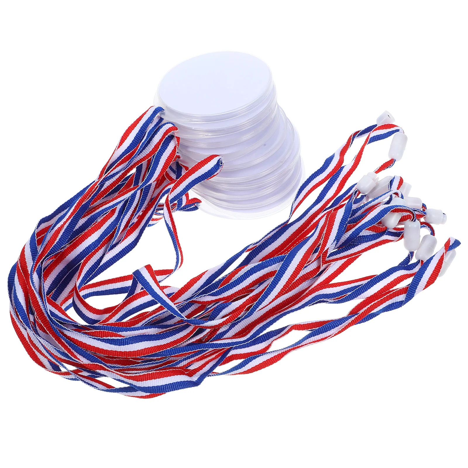 10pcs Blank Decorative Award Medals Kids Competition Sports Game Prize Blank Medals Hanging Neck Ribbon
10pcs Blank Decorative Award Medals Kids Competition Sports Game Prize Blank Medals Hanging Neck Ribbon