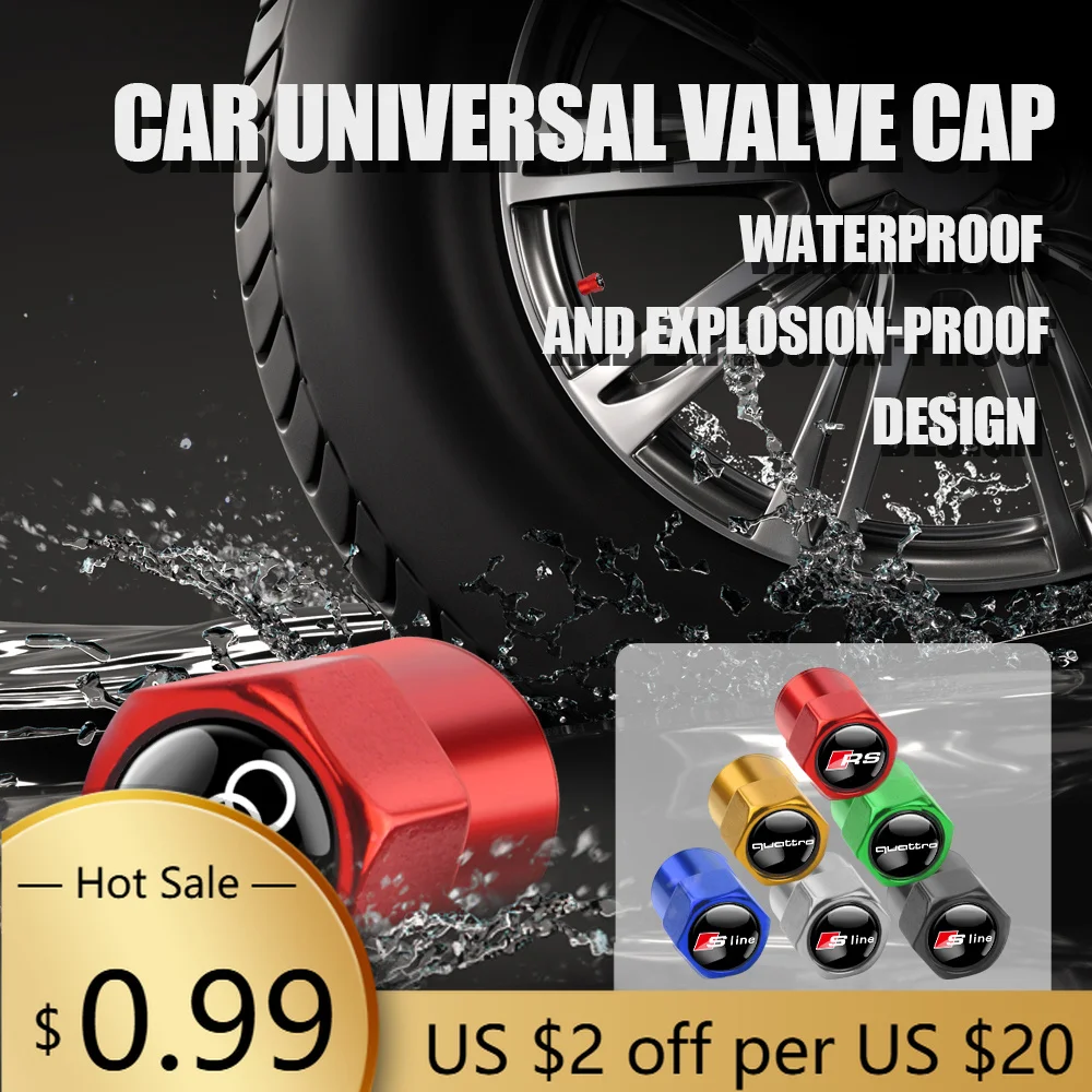 Hub Caps 4pcs Metal Car Wheel Tire Valve Stem Caps For Audi Quattro Q2 Q3 Q5 Q7 A4 A3 8P A5 A6 C7 A1 A7 A8 Q8 RS S Line Auto Acc
Hub Caps 4pcs Metal Car Wheel Tire Valve Stem Caps For Audi Quattro Q2 Q3 Q5 Q7 A4 A3 8P A5 A6 C7 A1 A7 A8 Q8 RS S Line Auto Acc