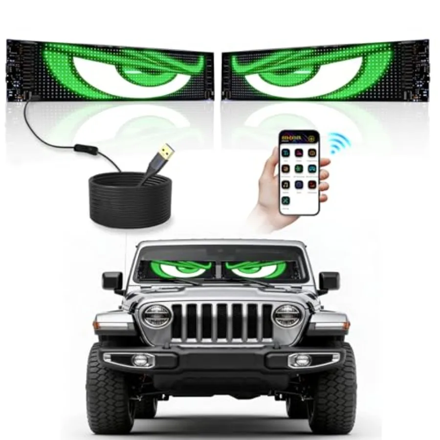 Customizable LED Car Sign Bluetooth APP Remote Control Flexible LED Matrix Panel for Car Truck SUV Windshield USB Powered Progr
Customizable LED Car Sign Bluetooth APP Remote Control Flexible LED Matrix Panel for Car Truck SUV Windshield USB Powered Progr