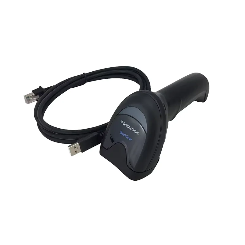 Datalogic QuickScan QD2590 QD2500 Corded Handheld Scanner QD2590-BK QD2590-BKK1 QD2590-BKK1S for postal and Digimarc barcodes
Datalogic QuickScan QD2590 QD2500 Corded Handheld Scanner QD2590-BK QD2590-BKK1 QD2590-BKK1S for postal and Digimarc barcodes