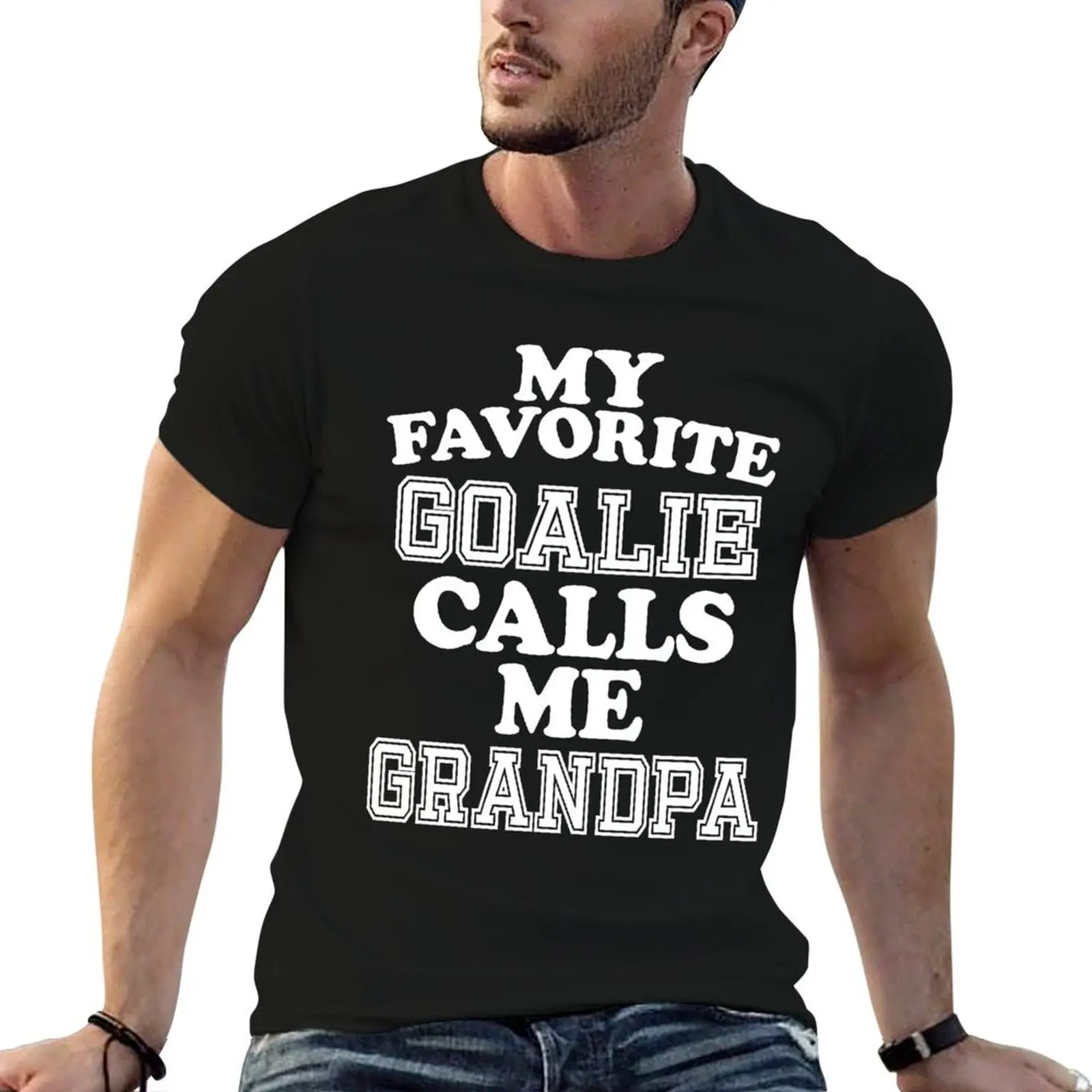 My Favorite Goalie Calls Me Grandpa Grand Father Soccer Hockey Sport T-Shirt man t shirt luxury cotton t shirt pack T-Shirt
My Favorite Goalie Calls Me Grandpa Grand Father Soccer Hockey Sport T-Shirt man t shirt luxury cotton t shirt pack T-Shirt