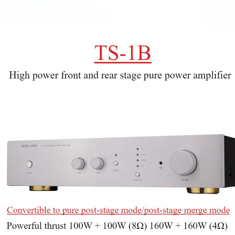 BERLASSE TS-1B передний и задний сценический усилитель HIFI стерео Toshiba ламповый мощный домашний высококачественный динамик чистый усилитель
BERLASSE TS-1B передний и задний сценический усилитель HIFI стерео Toshiba ламповый мощный домашний высококачественный динамик чистый усилитель