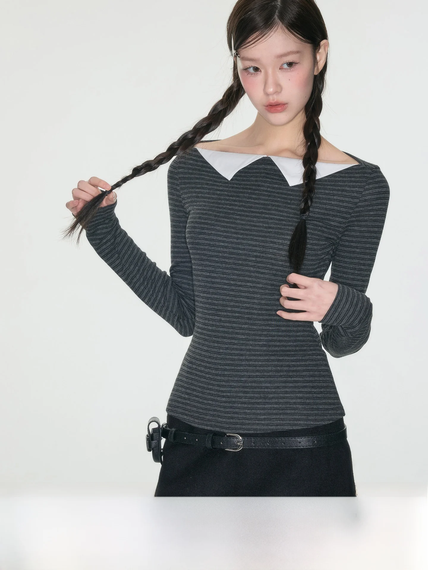 Slimming Effectiven Long Sve Knitted Base irt for Women Korean Sle Retro Fit T-irt Commute Wind Cotton Polyester
Slimming Effectiven Long Sve Knitted Base irt for Women Korean Sle Retro Fit T-irt Commute Wind Cotton Polyester