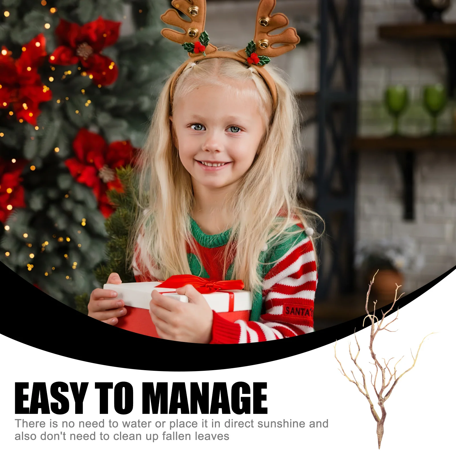 3pcs Dark Style Deer Antler Hair Hoop Artificial Dried Tree Branches Fake Branch For Vase Decor Wedding Festival Decoration
3pcs Dark Style Deer Antler Hair Hoop Artificial Dried Tree Branches Fake Branch For Vase Decor Wedding Festival Decoration